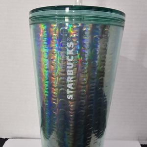 Starbucks Tumbler 24oz Venti Irridecent Bubble Limited Edition Christmas NWT 😋